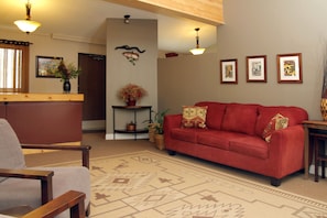 Lobby sitting area