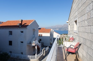 Blick vom Balkon