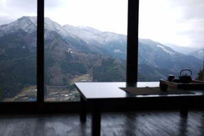Blick auf die Berge