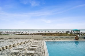 Blick vom Balkon