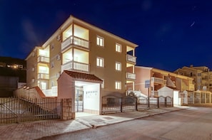 Front of property – evening/night