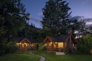 Front of property – evening/night