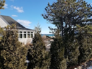 One of the views of Saco Bay from the front door.