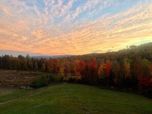 Sunsets! Large open field behind house.