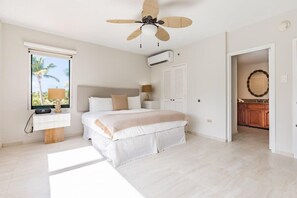 Recently renovated floors in Master Bedroom