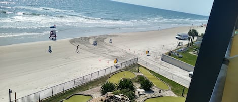 Vue sur la plage/l’océan