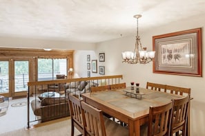 Dining Room leading to Sunken Living Room