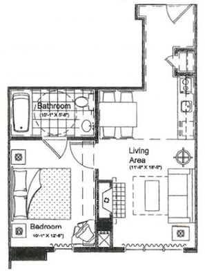 The floor plan