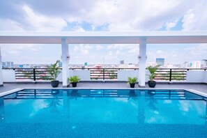 Pool auf dem Dach