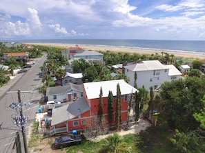 Coral House.
Key Lime Condo is on the ground level and middle level.