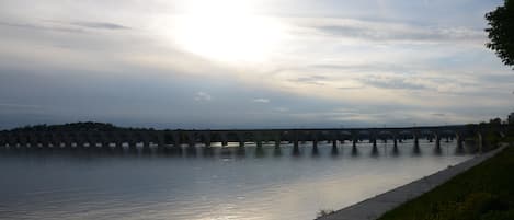 Another beautiful sunset view of the Susquehanna River in front of the house