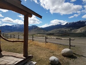 The views are amazing at this cabin!