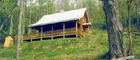 Enjoy over 100  private acres at Arbor Branch Cabin