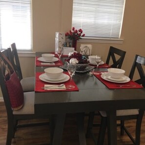 Very Comfortable Dining Area