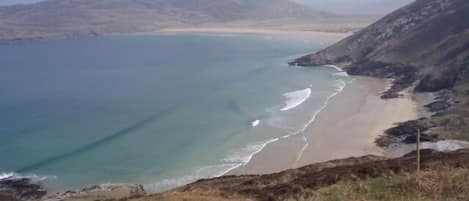 A view of Tra na Rossan beach from Atlantic Drive