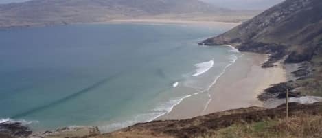 A view of Tra na Rossan beach from Atlantic Drive