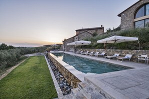 Brand new very large private infinity pool (66 x 13 ft)