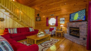 Enjoy The Cool Evenings Snuggled Up In Front Of The Fireplace !