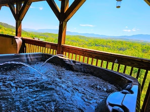 One of Two Hot tubs with Beautiful View!