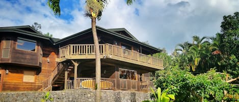 All redwood and cedar home designed for ocean views and western exposure