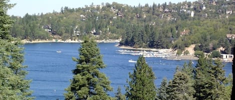 Panoramic lakeview from house.