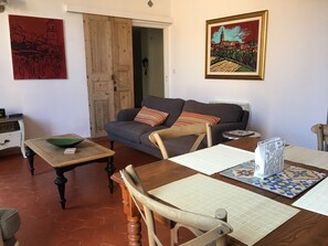 The Salon is sunny and comfortable. A great place to unwind after exploring