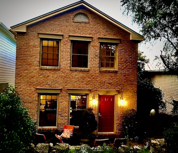 Front of the house. 