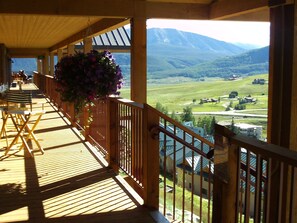 the beautiful decks with views