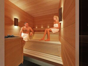 Hot Sauna in the gym area