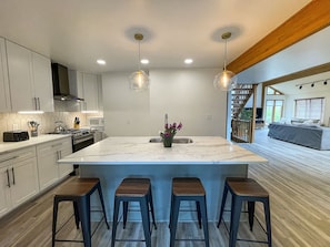 Family style kitchen seating