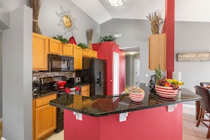 Fully equipped kitchen