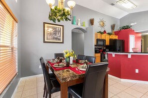 Marble top breakfast table with leather chairs 