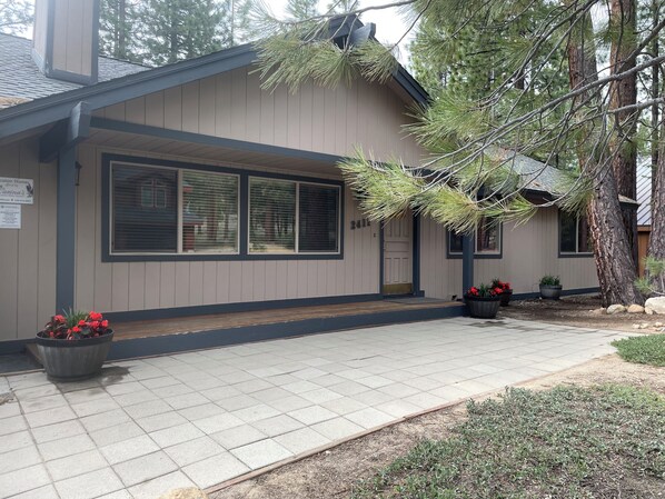 Front of the house