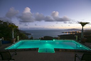 View from Pool in the evening