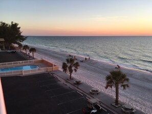 Sunset Chateau beautiful sunset overlooking the beach.