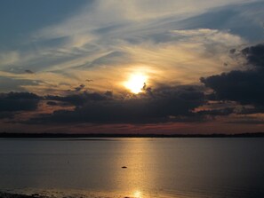 sunset from the front room window.