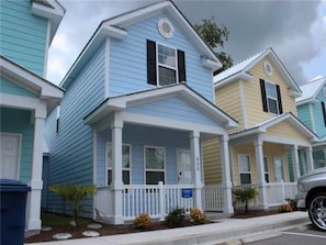 Front view of the cottage