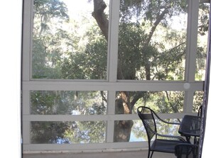 Screened Porch with Lagoon View