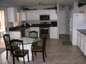 Recently remodeled kitchen with all new appliances