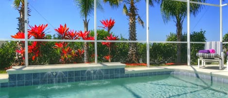 Pool with large deck-gets sun all day!