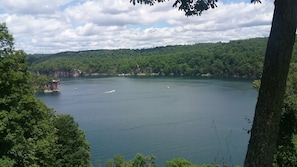 This is just part of the beautiful Summersville Lake