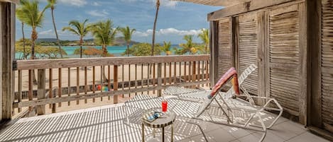 The Deck facing the Beach