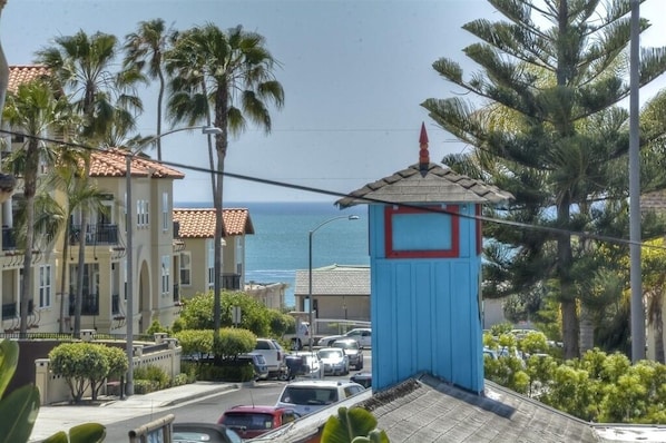 View from Master bedroom and distance to beach access