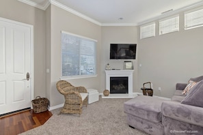 Living room on entry and first floor