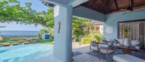 Beach Entry Infinity Edge Pool