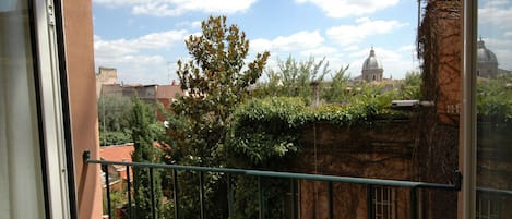 view from a window of the first bedroom 