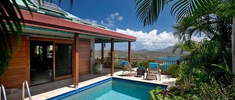 St. John's Most Romantic Villa - Solar-heated pool, privacy and more. 
