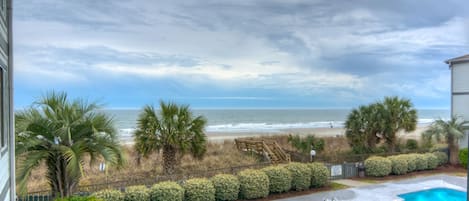 Another view from the deck...beautiful view even on a cloudy day.