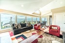 Open floor plan with floor-to-ceiling windows for awe-inspiring Ocean/Bay views!