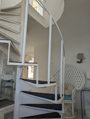 Stair way to private garden roof with Mesh wifi all over the appartment and roof